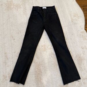 Pistola High Rise Black coated Jeans